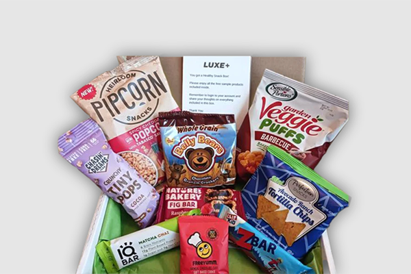 Free Luxe+ Snack Boxes