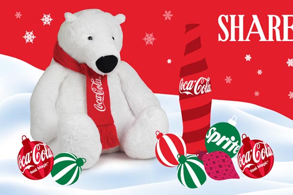 Free Coca-Cola Plush Polar Bear