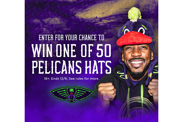 Free Pelicans Plush Hat